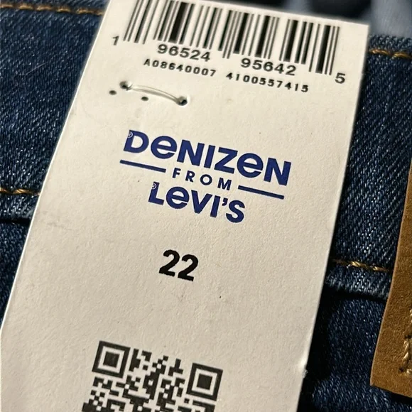 Denizen from Levi’s Bermuda jean shorts size 22 NWT - Picture 5 of 5